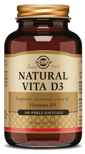 Solgar Natural Vita D3-100 perle softgels