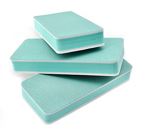 Lima per Smalto per Unghie, Lima per Levigatura Professionale per Nail Art Blocco Lucidante in Spugna Punte per Tampone per Smalto a Doppio Lato Strumenti per Manicure e Pedicure