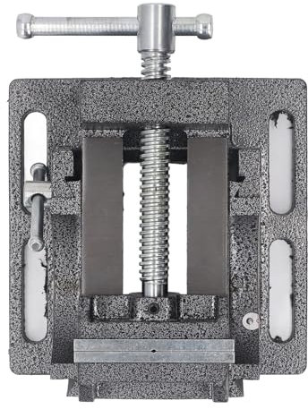 Étau D'angle Pivotant, Serrage Stable Inclinable, étau de Presse pour Perceuse en Acier moulé, Outils D'établi pour Fraiseuses et Perceuses à Colonne