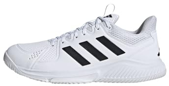 adidas Men's Court Flight M, White/Black/White, 9