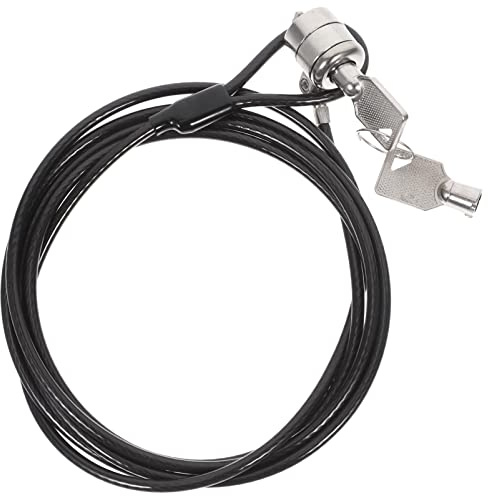 DIYEAH Câble de Sécurité pour Ordinateur Portable Verrou de Sécurité Clé Renforcé avec Rotation à Compatible avec Les Ordinateurs et Stations Accueil