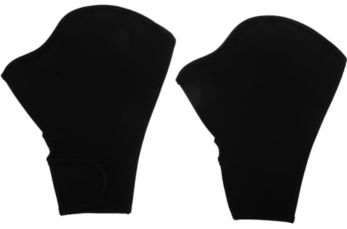 Holibanna Guantes de Natación de Nailon Negro Tamaño L, Guantes de Buceo Antideslizantes para Kayak y Snorkeling, Protección para Manos en Deportes Acuáticos, Accesorios para Entrenamiento