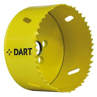 DART DPH064 Premium Hole Saw, 0 V, Yellow