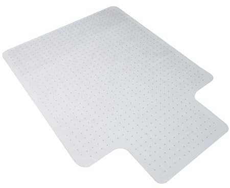 HON Office Chair Mat for Carpet, Computer Desk Chair Mat for Carpeted Floors, Easy Glide in Office or Home with Extended Lip (36” x 48”)