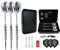 CUESOUL 28 Gramm Wolfram Stahl Spitze Darts Set 95% Wolfram mit Luxus Case (CSTSTD028-28L)
