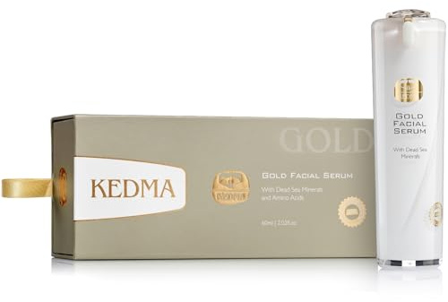 Kedma - Gesichtsserum mit 24K Gold, Q10 und Multivitaminen - Straffend und Anti-Aging - 60ml