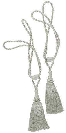 Jotex Juna Raffhalter mit Quaste, 2 St. Grau
