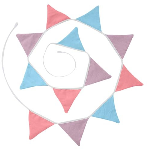 YIMVUNZ Bandierine per Cameretta dei Bambini, Bandierine Colorate 180 CM, Ghirlanda per la Cameretta dei Bambini, Ghirlanda per la Cameretta dei Bambini, Decorazione da Parete