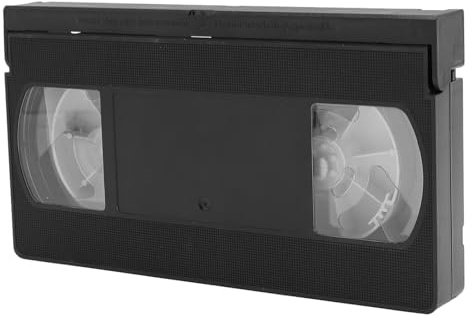 Tonysa VCR VHS-huvudrengöring för Videospelare, Kemtvättskassett, återanvändbar Banddäcksrengörare, Tar Bort Damm och Kladd, Ingen Vätska Krävs