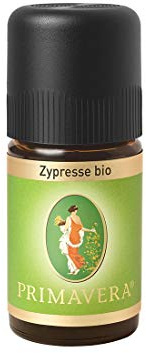 PRIMAVERA Ätherisches Öl Zypresse bio 5 ml - Aromaöl, Duftöl, Aromatherapie - vitalisierend - vegan