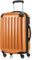 HAUPTSTADTKOFFER - ALEX - Handgepäck Hartschalen-Koffer Trolley Rollkoffer Reisekoffer, TSA, 55 cm, 42 Liter, Orange