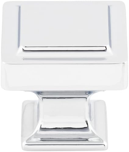 Top Knobs TK702PC Transcend Collection 1-1/4 Ascendra Knob, Polished Chrome