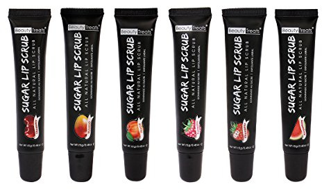 Beauty Treats Beauty Treats Sugar Lip Scrub Tube Set Of 6 Flavors