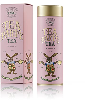 TWG Tea | Tea Party | Loose Leaf BlackTea | Marigold & Tropical Fruits | Haute Couture Tin, 100g | Gift Set