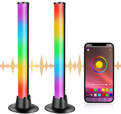 CheDux Smart LED Lightbar, RGB Gaming Lampe beleuchtung Sync mit Musik und APP Steuerung led lightbar TV Hintergrundbeleuchtung Ambient Lampe für Gaming, Filme, PC, TV, Raumdekoration