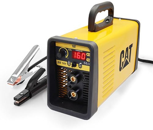 CATERPILLAR DZ 161 Poste à Souder Inverter Professionnel MMA TIG LIFT Arc (15-160A) - Soude toutes électrodes 1.6-4.0 mm | Hot Start, Anti-Stick, Arc Force