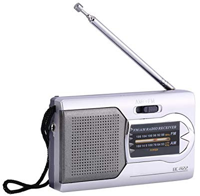 Radio, mini radio portátil AMFM, al aire libre para la cocina del hogar para la ducha