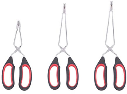 Yardenfun 2pcs BBQ Tong Multifunctional Food Clip for Barbecue Grill Cooking Tool Kitchen BBQ Tong