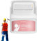 White Paint for Walls - Integrated Paint Roller Brush Small Drywall Repair Kit Portable White Paint,Scratch Repair Paint, Wall Repair Tool for Wall, Door, Cabinets, Wood, Furniture