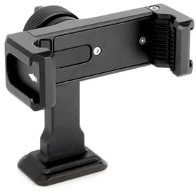 3 Legged Thing Phil Universal Smartphone Holder – Tripod Mount Clamp for Phones 58–90mm – Rotates Portrait to Landscape – Ideal for Vlogging, Photography, Content Creation (DARKNESS)