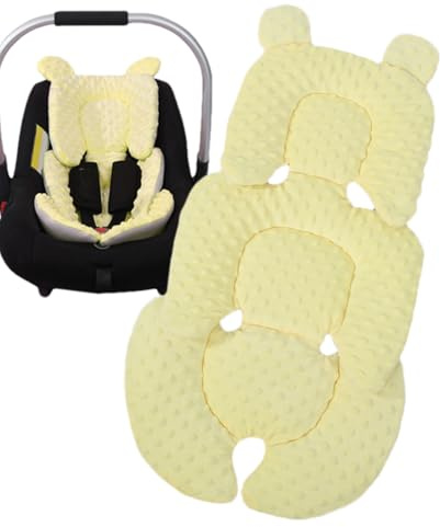 Almohadilla de cojín para cochecito, para todas las estaciones, almohadilla suave para cochecito de bebé, ergonómica, para verano, invierno, para niños, para viajes, excursiones, paseos