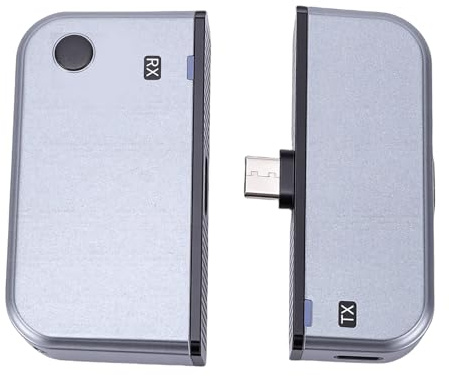 Annadue Trådlös HDMI-sändare och Mottagare, Trådlös Display Adapter 50M, 1080P HD och 2,4G&5G, HDMI Extender Kit Stöd för Videoljud för Att övervaka TV Från Telefon/surfplatta/laptop/PC