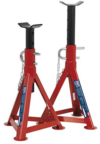 Sealey As2500 Axle Stands 2.5Tonne Capacity Per Stand 5Tonne Per Pair