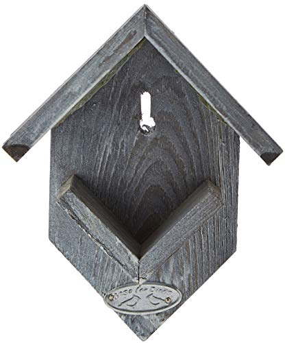 Esschert Design Erdnussbutter Haus Altes Holz, 15 x 19 x 13 cm, FB249