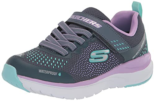 Skechers Ultra Groove Hydro Mist, Scarpe da ginnastica Bambine e ragazze, Tessuto Grigio Con Finiture Multiple, 32 EU