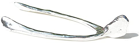 Wunschknochen aus Zinn, Glücksbringer, handgegossen von William Sturt