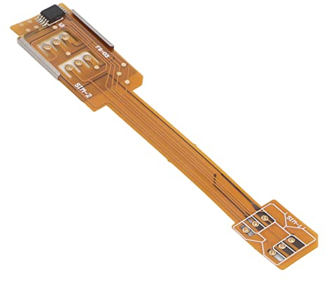 Adaptador de Tarjeta Micro SIM a Nano SMI, Adaptador Nano SD de Tarjeta SIM Dual (2 Piezas), Cable FPC de Adaptador Extensor SIM de 8,4 Cm para Todos los Teléfonos con Ranura para