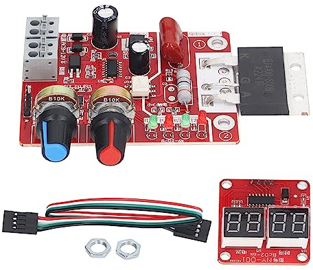 Scheda Saldatore a Punti, Scheda di Controllo Digitale per Saldatura a Punti di Controllo della Corrente Temporale Scheda di Circuito PCB per Saldatrice a Punti Fai-da-te 100A