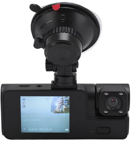Dash CAM, Grabadora de Conducción de Camión para Coche con Sensor G de 3 Canales