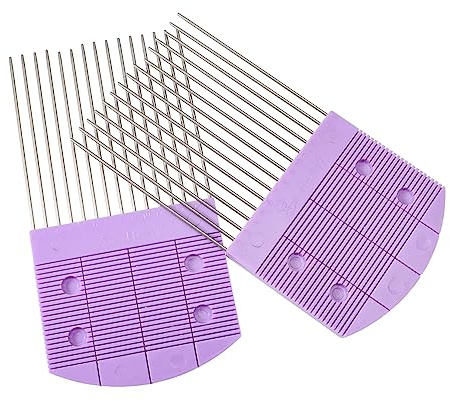 PHENOFICE 2pcs Paper Quilling Combs Durable Craft Tools for DIY Flowers and Leaves Easy to Use for Paper Quilling Projects Craft Enthusiasts