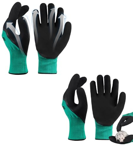 2Pairs Bite Proof Gloves, Animal Handling Gloves, Working Security Protective Glove Puncture-resistant Anti Cut Insulated Thickened Anti Scratch Safe Touch, Multifunctional For Cat, Dog, Bird, Hamster