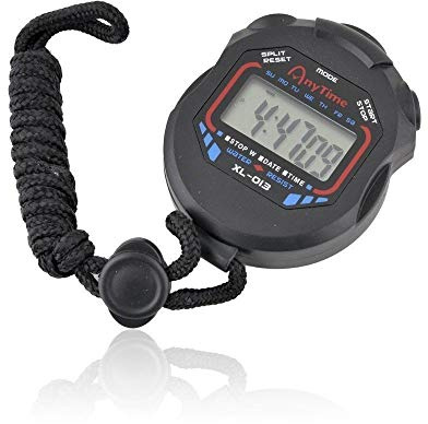 TrAdE Shop Traesio CRONOMETRO Digitale Corsa Sport Palestra Orologio Pista Bici Ciclismo Moto Body