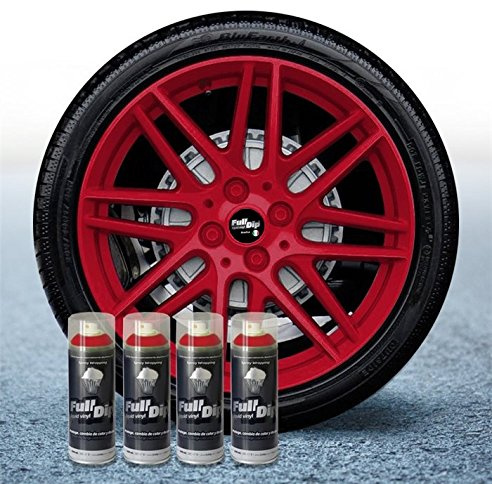 Sophisticauto 4 stycken Full Dip röd körsbär matt pelable 400 ml
