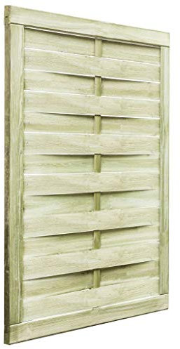 Festnight Portillon Portail Porte pour Clôture Bois de Pin Imprégné pour Jardin ou Patio 100 x 125 cm