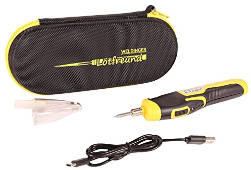 WELDINGER Lötfreund akku Feinlötkolben mit Li-Ionen-Akku in Softbox