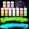 Ceya Glow Powder Set - 12 Colors, 8.46oz/240g Glow in The Dark Pigment Powder for Epoxy Resin Slime, Acrylic Paint, Nail Art & DIY Crafts