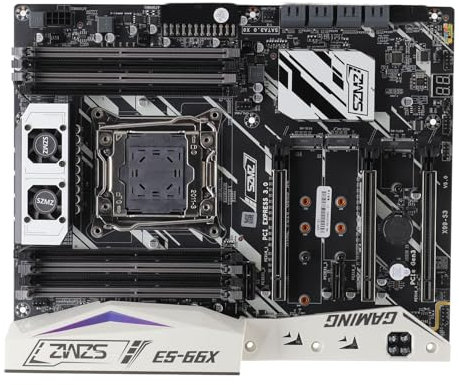 Desktop Motherboard, LGA2011 DDR4 256GB NVME M.2 SSD 4 Channel Expandable SATA3.0 Interface ATX Motherboard, for Computer PC