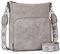 Roulens Umhängetaschen für Damen, Weiches Veganes Leder Mittelgroße Crossbody Bags, Schulterhandtasche mit Reißverschluss Geldbörsenfach auf der Vorderseite