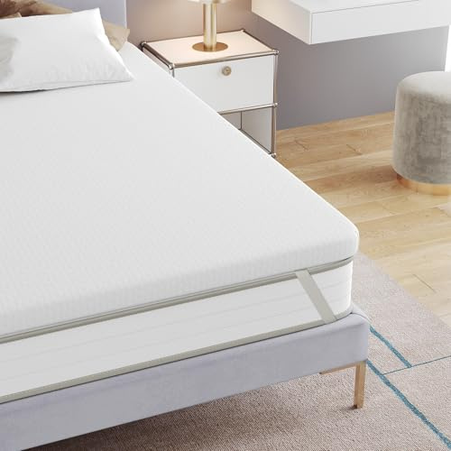 FRIDEKO Matratzen Topper 180x200cm, H2&H3 Matratzentopper 180x200, Gel Bezug Kaltschaum Topper 180x200cm für Boxspringbett, Schlafsofas 6CM Höhe