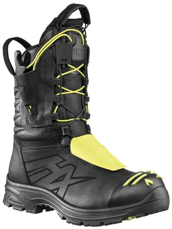 HAIX Fire Eagle 2.0 EXG Innovation in jedem Schritt: Der erste Feuerwehrstiefel aus leichtem EXTRAGUARD Obermaterial Schwarz UK 10.0 / EU 45