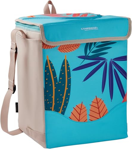 Campingaz glacière Ethnic Minimaxi 19 L | Sac Isotherme Qui Garde Aliments et Boissons au Frais jusqu'à 11 h | Légère et Facile à Transporter | Pliable | Idéale pour Les Pique-niques