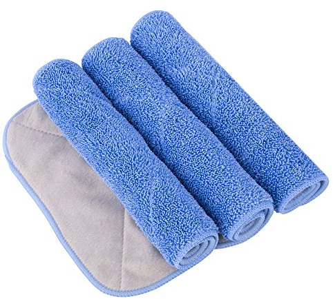 MR.SIGA Mikrofasertücher für Professionelle Wischmop, 3 Wiederverwendbaren Mikrofasertücher