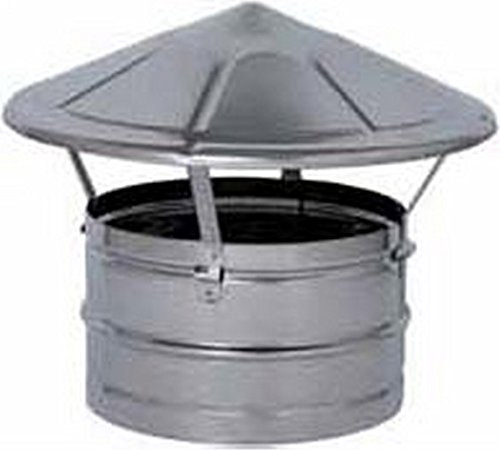 Europrofil Fumaiolo Comignolo Acciaio attacco Maschio Tondo Ø cm 14 CAPP BTZI140