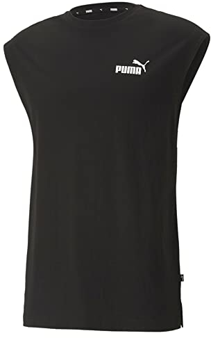 Puma Herren ESS Sleeveless Tee T-Shirt, Black, XL