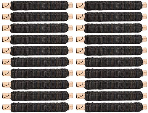 Novatool 20x Wickeldraht I geglüht I 0,65 mm I Draht I Basteldraht Floristendraht Blumendraht Bindedraht Biegedraht drehbinder rostfrei strohblumennadeln