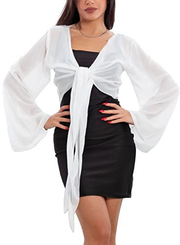 Toocool Coprispalle Donna Elegante Maniche Ampie Cerimonia Bolero VB-10371